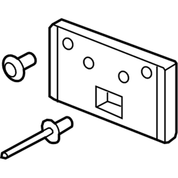 GM 94544474 License Bracket