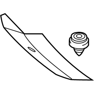 Kia 858653E000CY Trim-D Pillar, RH