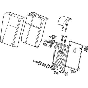 GM 42734194 Seat Back Assembly