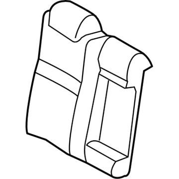 Toyota 71077-06C40-A6 Seat Back Cover