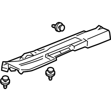 Honda 84201-SCV-A01ZA Garnish Assy., R. Side *NH167L* (GRAPHITE BLACK)