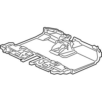 Honda 83301-SCV-A02ZB Covering Assy., FR. Floor *NH167L* (GRAPHITE BLACK)