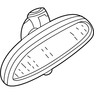 BMW 51-16-8-257-711 Interior Mirror Ec / Led / Radio