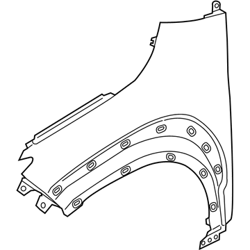 Hyundai 66311-J9000 Panel-Fender, LH