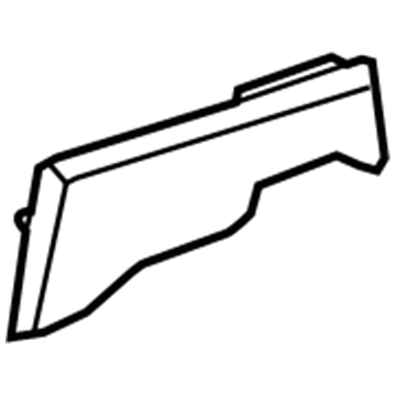 Honda 81516-SHJ-A02ZA Cover, L. FR. Seat Riser (Outer) *G64L* (OLIVE)
