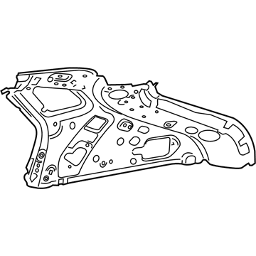 Lexus 61731-0E070 Panel, Roof Side, Inner