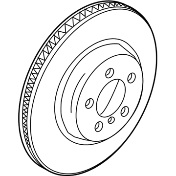 BMW 34-21-6-775-291 Brake Disc, Ventilated