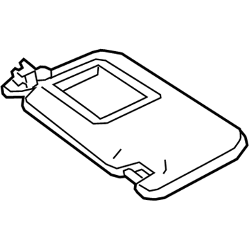 Toyota 74310-12J70-C0 Sunvisor