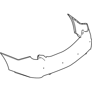 Ford 8A5Z-17K835-GAPTM Bumper Cover