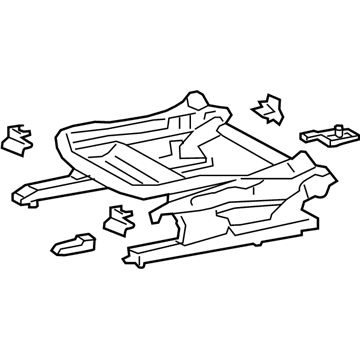 Lexus 72010-33570 ADJUSTER Assembly, FR Se