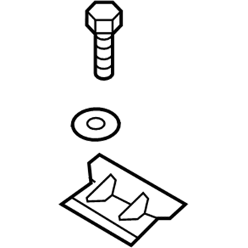 Kia 371602W000 Bracket-Battery Mounting
