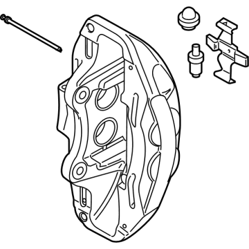 BMW 34-10-8-074-303 CALIPER HOUSING LEFT