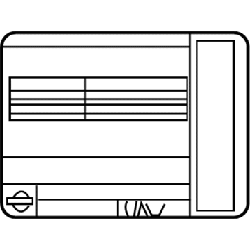 Nissan 14805-1EA2A Sticker-Emission Control