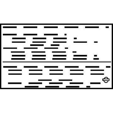 Nissan 990A2-CD00A Label-Parts Content