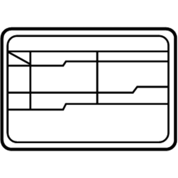 Nissan 27090-C991C Label-Air Con