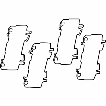 Toyota 04945-52210 SHIM KIT, ANTI SQUEA