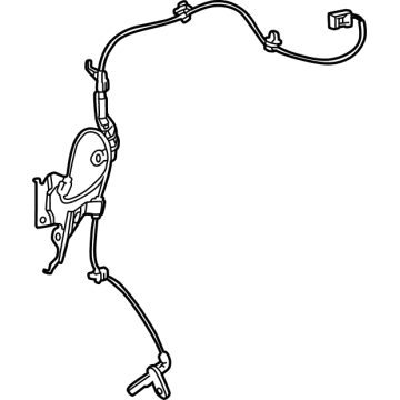Toyota 89543-12150 SENSOR, SPEED, FR LH
