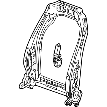 GM 13526524 FRAME ASM-F/SEAT BK