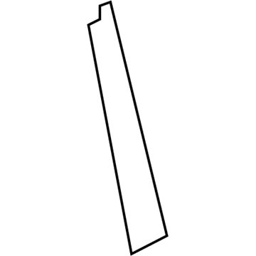 Hyundai 86381-3N000 Tape-Rear Door Black Frame Front, LH