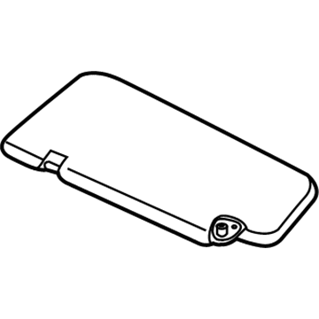 Nissan 96401-CA01A SUNVISOR Assembly-LH