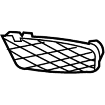 Honda 71106-SNA-A50 Grille, Right Front Bumper (Lower)