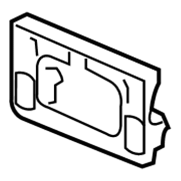 Honda 71145-SNA-A50 Base, Front License Plate