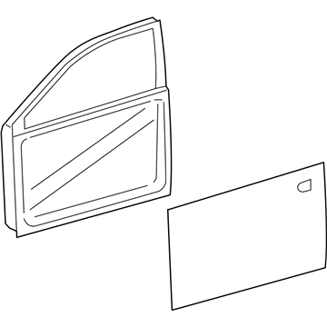 Lexus 67001-33220 Panel Sub-Assembly, Front Door Inside
