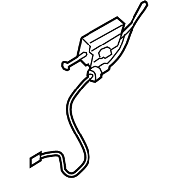 BMW 51-49-2-758-991 Bowden Cable, Emergency Unlocking