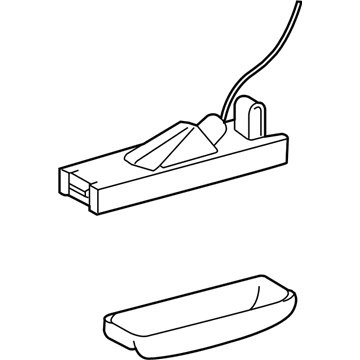 Toyota 81691-02041 License Lamp