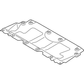 BMW 51-75-7-447-194 UNDERHOOD SHIELD