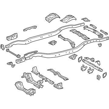 Lexus 51001-60J22 Frame Sub-Assembly