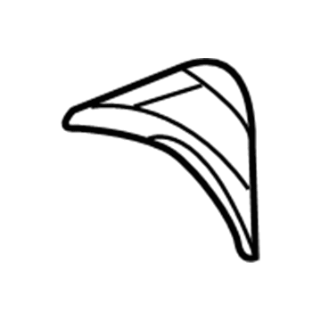 Honda 72456-TGG-A01 Garnish, R. FR. Center Corner