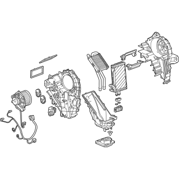 GM 84861479 AC & Heater Assembly
