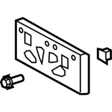 Lexus 52114-50100-A1 Front Bumper Extension Mounting Bracket