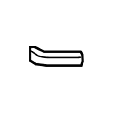 Lexus 52535-50070 Retainer, Front Bumper Side, RH