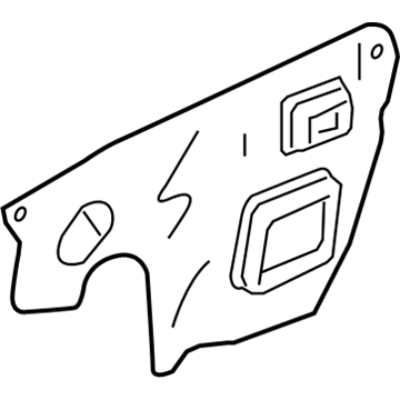Acura 72321-SEP-A00 Seal, Right Front Door Hole