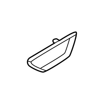 Hyundai 82619-CW000-NNB CAP-FRONT DOOR INSIDE, LH