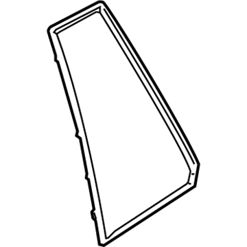 BMW 51-35-7-044-179 Frame For Fixed Side Window, Left