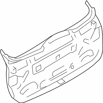 BMW 51-49-7-274-776 Lower Tail Lid Trim Panel