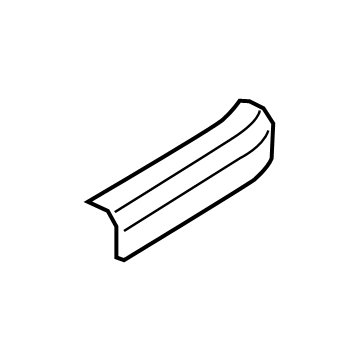 Hyundai 85875-CW000-NNB TRIM ASSY-RR DR SCUFF LH