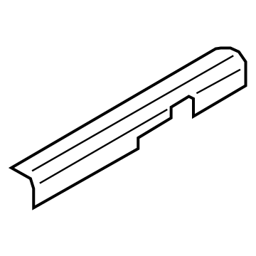 Hyundai 85870-CW000-NNB TRIM ASSY-FR DR SCUFF LH