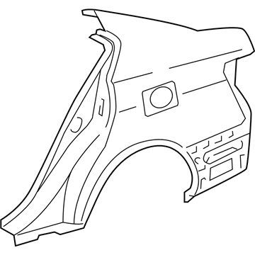 Lexus 61611-30881 Panel, Quarter, RH