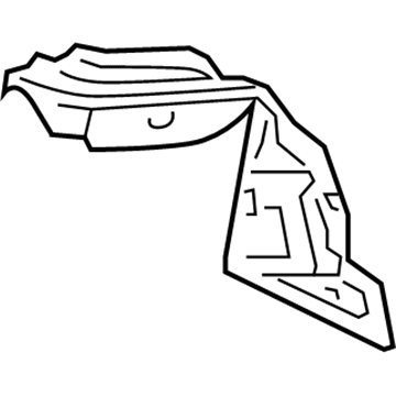 Lexus 61063-30901 Trough, Luggage Compartment Opening, RH