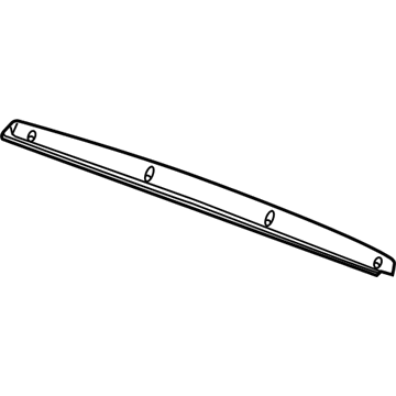 Mopar 55372052AH Spoiler-TAILGATE