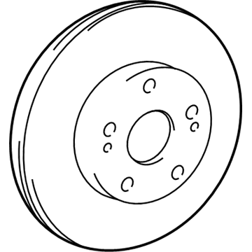 Lexus 43512-24041 Disc, Front