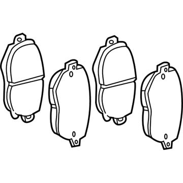 Lexus 04465-22312 Front Disc Brake Pad Kit