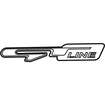 Kia 86315K0000 Gt Line Emblem