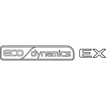 Kia 86314K0200 Eco Dynamics Emblem