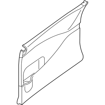 Nissan 82900-ZM70A Finisher Assy-Slide Door, RH