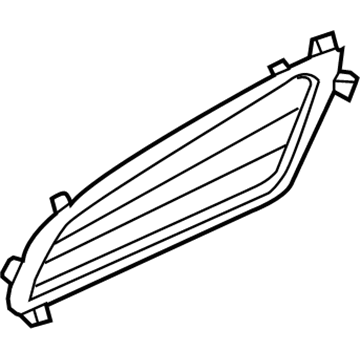 Nissan 63824-1LB0A Duct-Front Fender, RH
